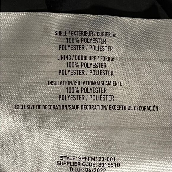 Spyder Mens Colorblock Hooded Jacket Black Gray Red Large New - Picture 8 of 10